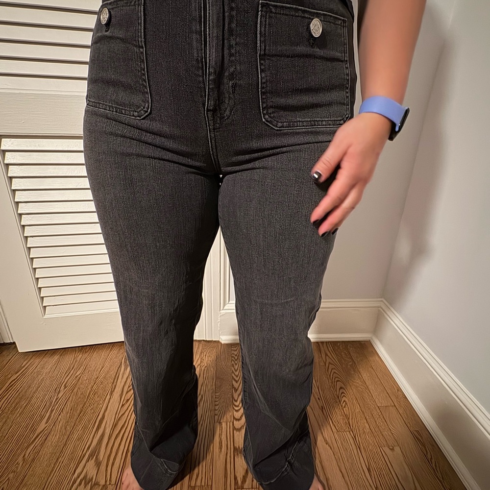 J. Crew Women's Dark Gray Flare Jeans